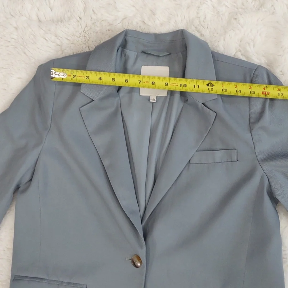 Madewell Light Blue Jacket, Size L - Picture 14 of 17
